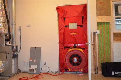 air sealing blower door test|air blower door testing.